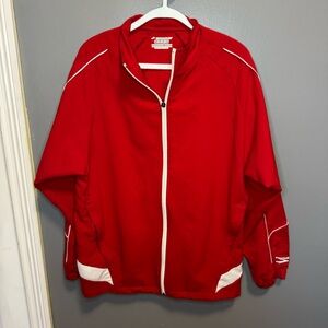 Brooks Equilibrium Technology Athletic Jacket Men's M Red Full Zip